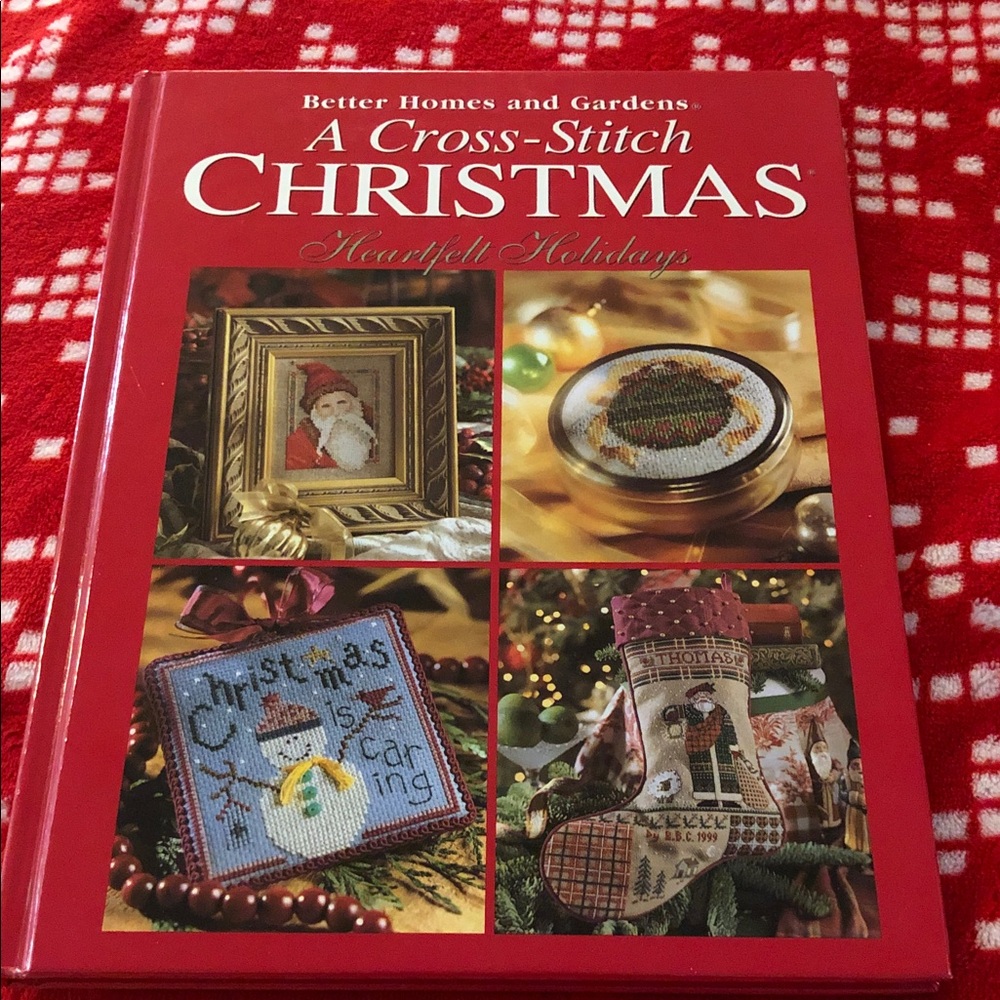 Better Homes and Gardens Red Cross-Stitch Christmas Book
